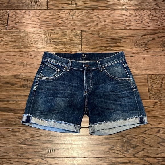 Citizens Of Humanity 5” Inseam Mid Rise Shorts Size 26 - Picture 1 of 16